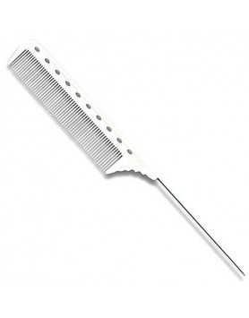 YS Park 122 Extra Long Tail Comb - White